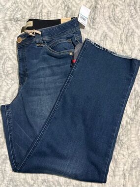 Democracy Women's Boot Cut Jeans in Dark Blue